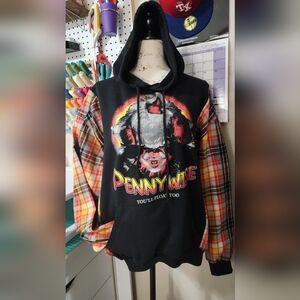 Upcycled Oversized Horror Hoodie
